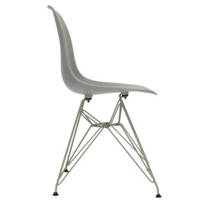 POPfurniture POP Chair DSR Grey Base Grey