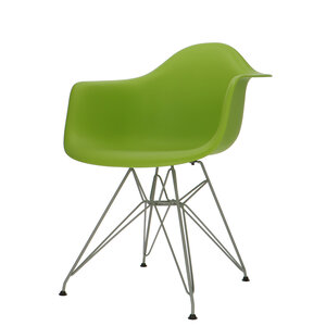 POPfurniture POP Stuhl DAR Graues Untergestell Grün