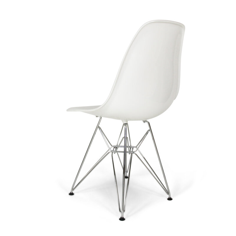 POPfurniture POP Stuhl DSR Shiny White