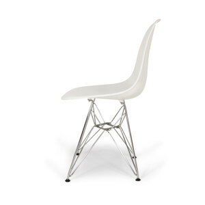 POPfurniture POP Stuhl DSR Shiny White