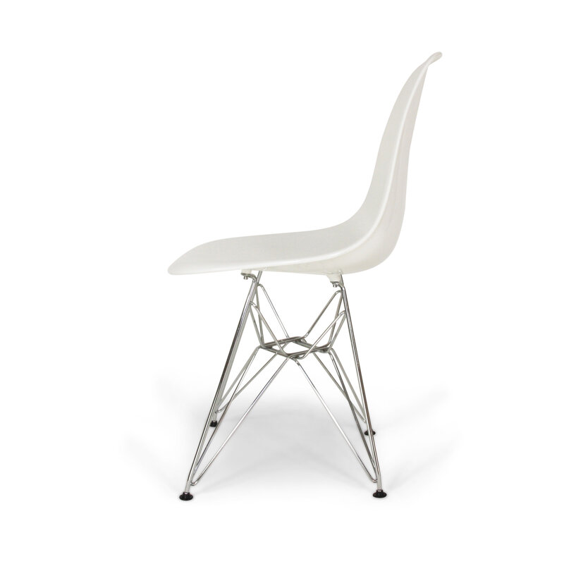 POPfurniture POP Stuhl DSR Shiny White