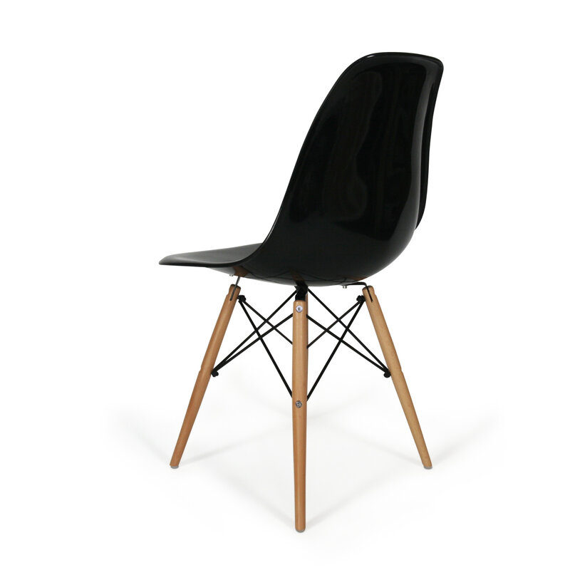 POPfurniture POP Chair DSW Shiny Black