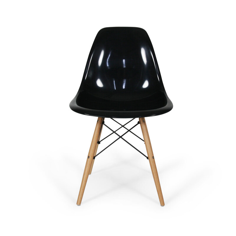 POPfurniture POP Chair DSW Shiny Black