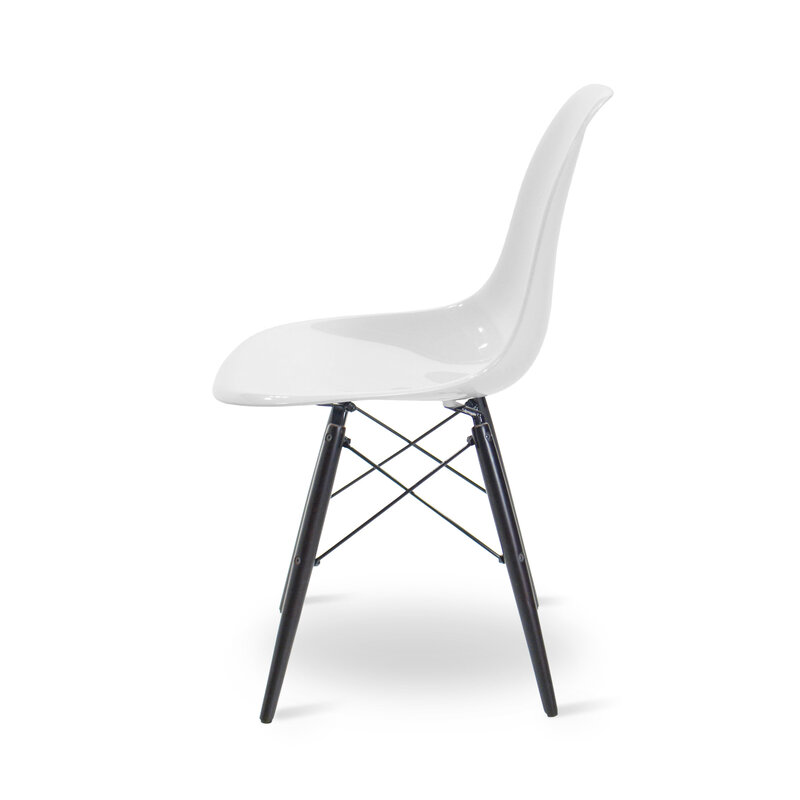 POP Chair DSW Pieds Noirs Shiny White POPfurniture POP Chair DSW Pieds Noirs Shiny White