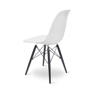 POPfurniture POP Chair DSW Sort Chassis Shiny White