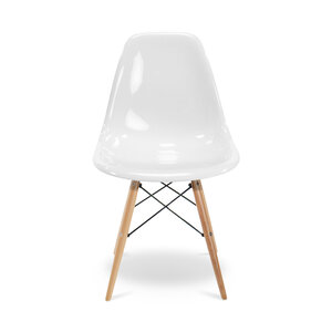 POPfurniture POP Chair DSW Shiny White