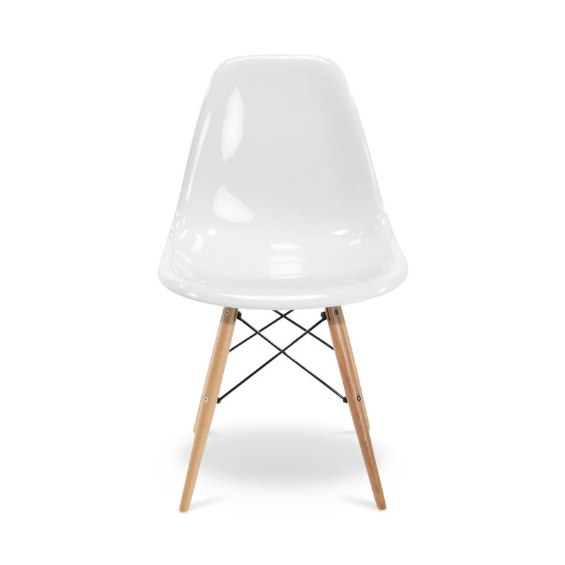 POPfurniture POP Chair DSW Shiny White