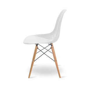 POPfurniture POP Chair DSW Shiny White