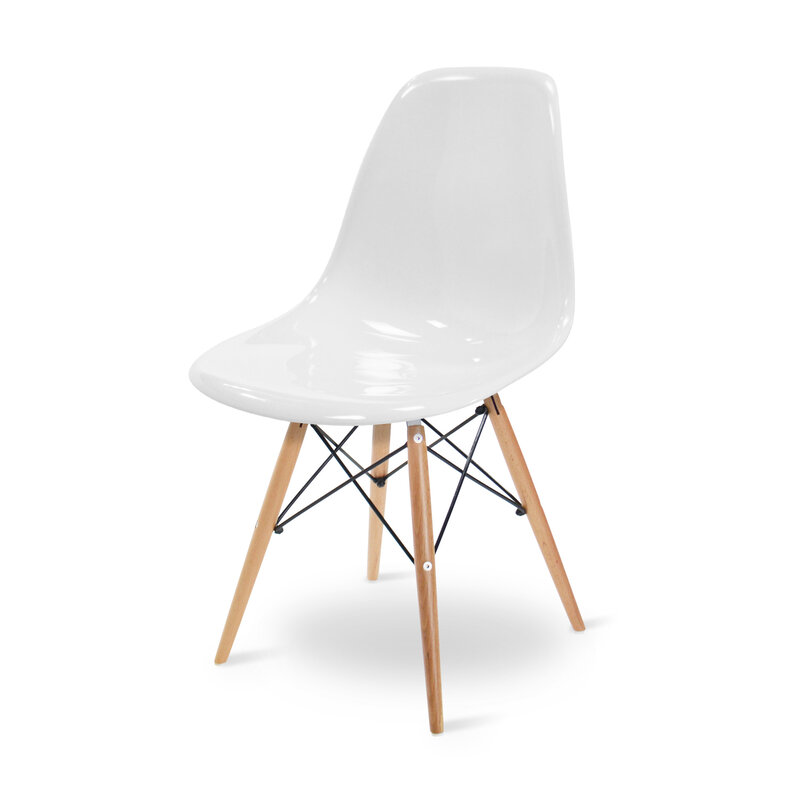 POPfurniture POP Chair DSW Shiny White