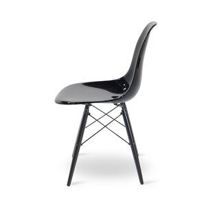 POPfurniture POP Chair DSW Svart Bas Shiny Black