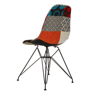 POPfurniture POP Chair DSR Svart Bas Patchwork