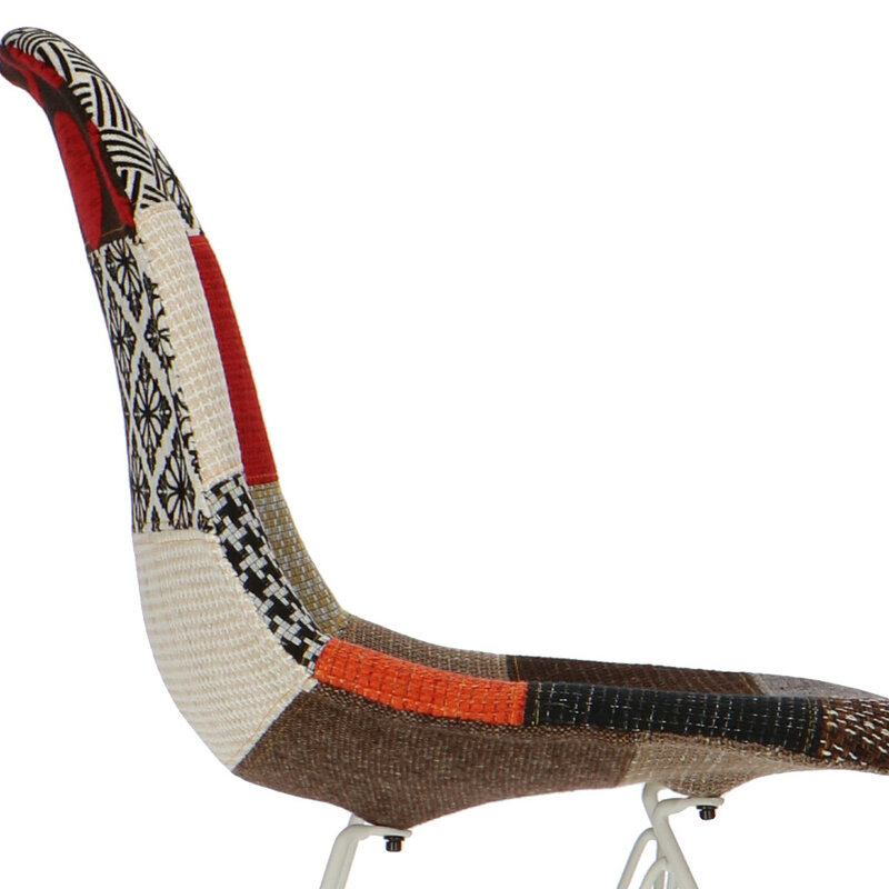 POPfurniture POP Chair DSR Vit Bas Patchwork
