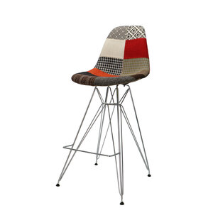 POPfurniture POP Chair DSR Tabouret De Bar Patchwork