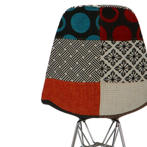 POPfurniture POP Chair DSR Tabouret De Bar Patchwork