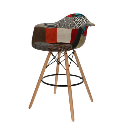 POPfurniture POP Chair DAW Tabouret De Bar Patchwork POP Chair DAW Tabouret De Bar Patchwork