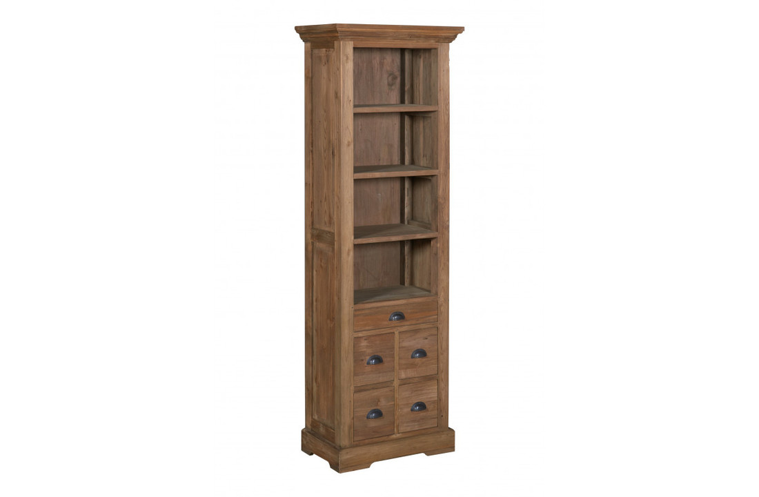 Tower Living - Bologna boekenkast teak 66cm