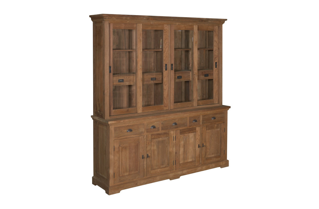 Tower Living - Bologna vitrinekast teak 204cm