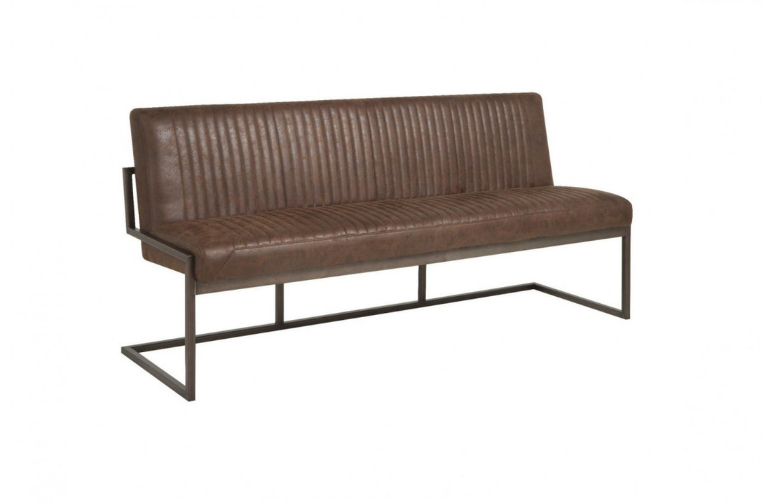 Ferro eetkamerbank donkerbruin | 135-205 cm