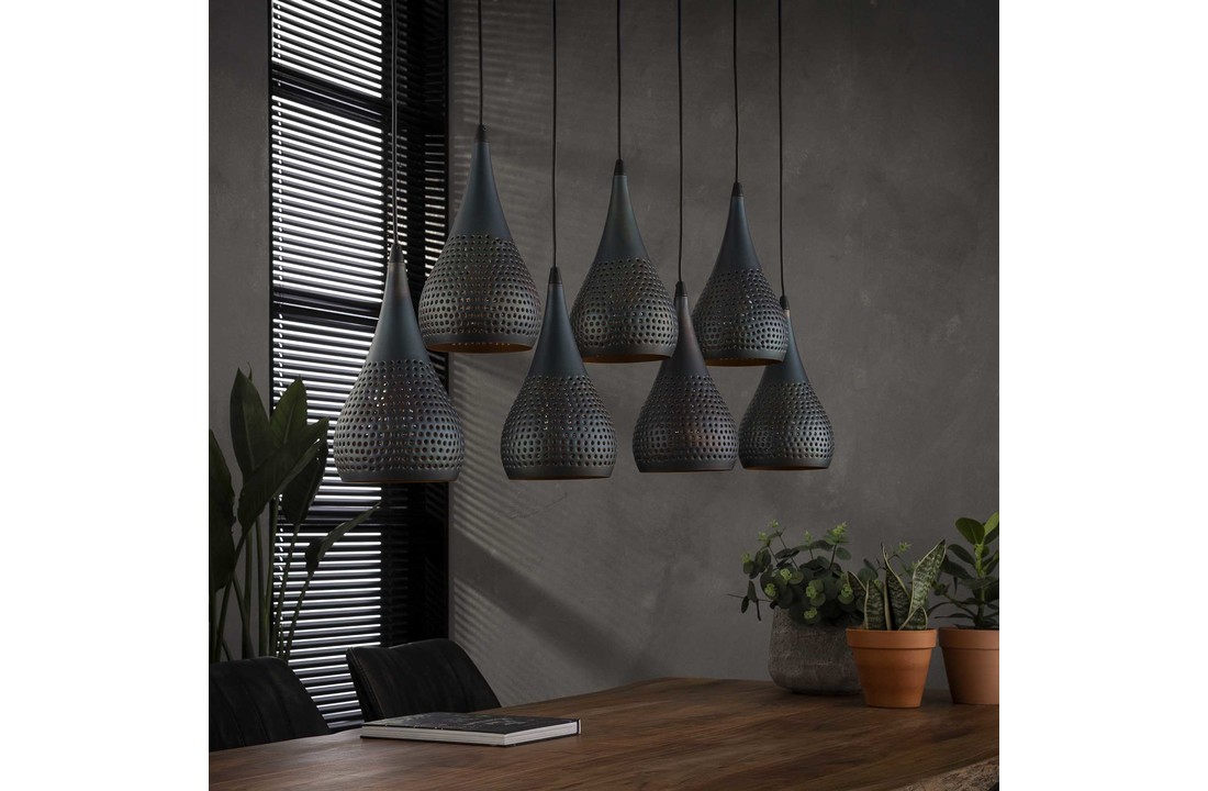 Hanglamp | Baltimore druppel | 7xØ15cm
