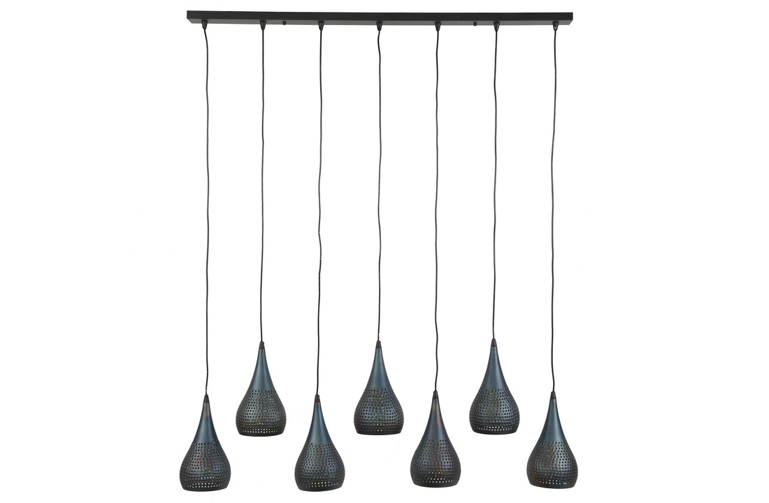 Hanglamp | Baltimore druppel | 7xØ15cm
