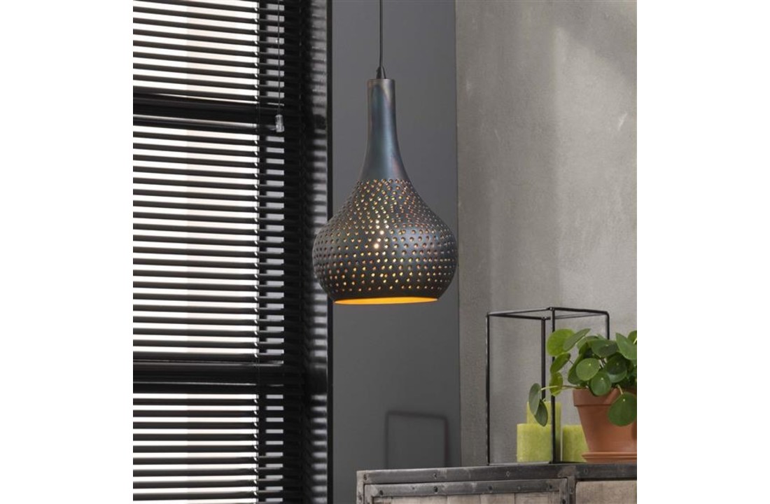 Hanglamp | Baltimore zwartbruin | Ø25