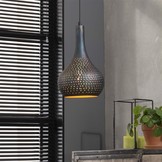 Hanglamp | Baltimore zwartbruin | Ø25