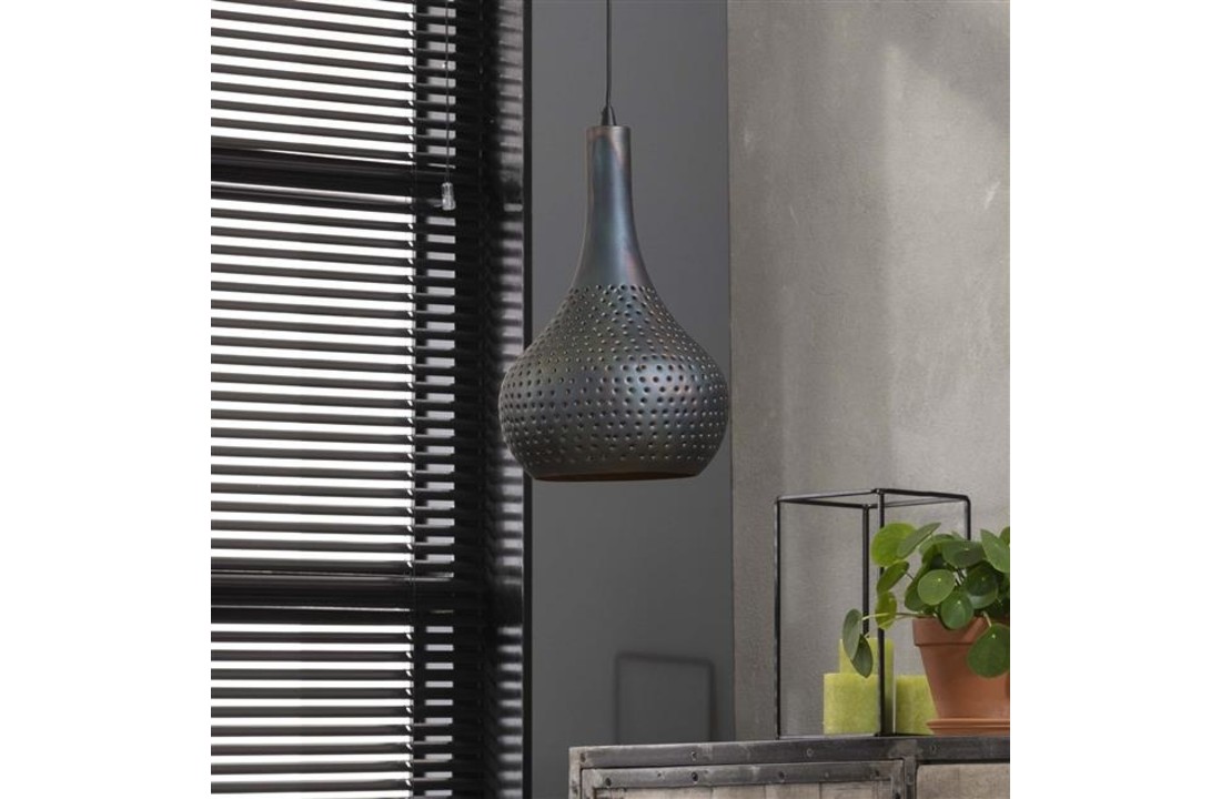 Hanglamp | Baltimore zwartbruin | Ø25