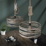 Hanglamp | Nashville zink | 2xØ40