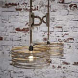 Hanglamp | Nashville zink | 2xØ40
