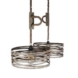 Hanglamp | Nashville zink | 2xØ40