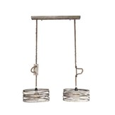 Hanglamp | Nashville zink | 2xØ40