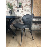 Eetkamerstoel Tiba | antraciet