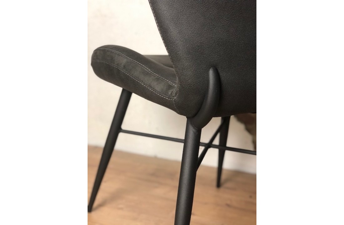 Eetkamerstoel Tiba | antraciet
