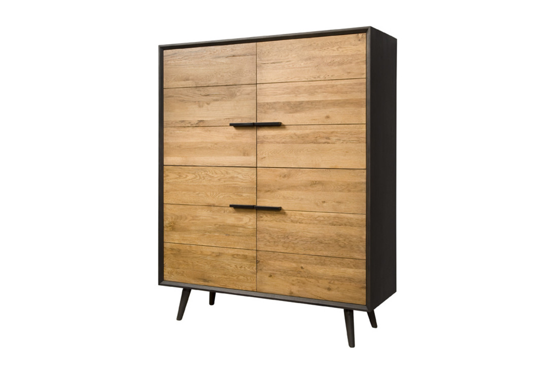 Tower Living Bresso | Bergkast massief eikenhout | 130 cm