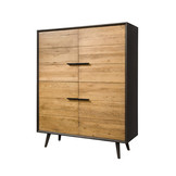 Tower Living Bresso | Bergkast massief eikenhout | 130 cm