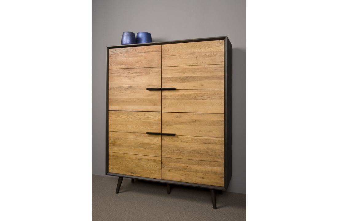 Tower Living Bresso | Bergkast massief eikenhout | 130 cm
