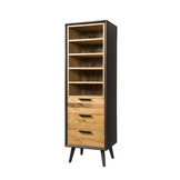 Tower Living Bresso | Boekenkast massief eikenhout | 55 cm