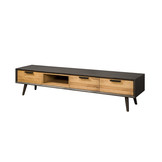 Tower Living Bresso | Tv meubel massief eikenhout | 200 cm