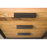 Tower Living Bresso | Boekenkast massief eikenhout | 55 cm