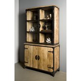 Vitrinekast industrieel Basto | 120x45 cm | Tower Living