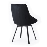Eetkamerstoel Beau Black | Draaibaar