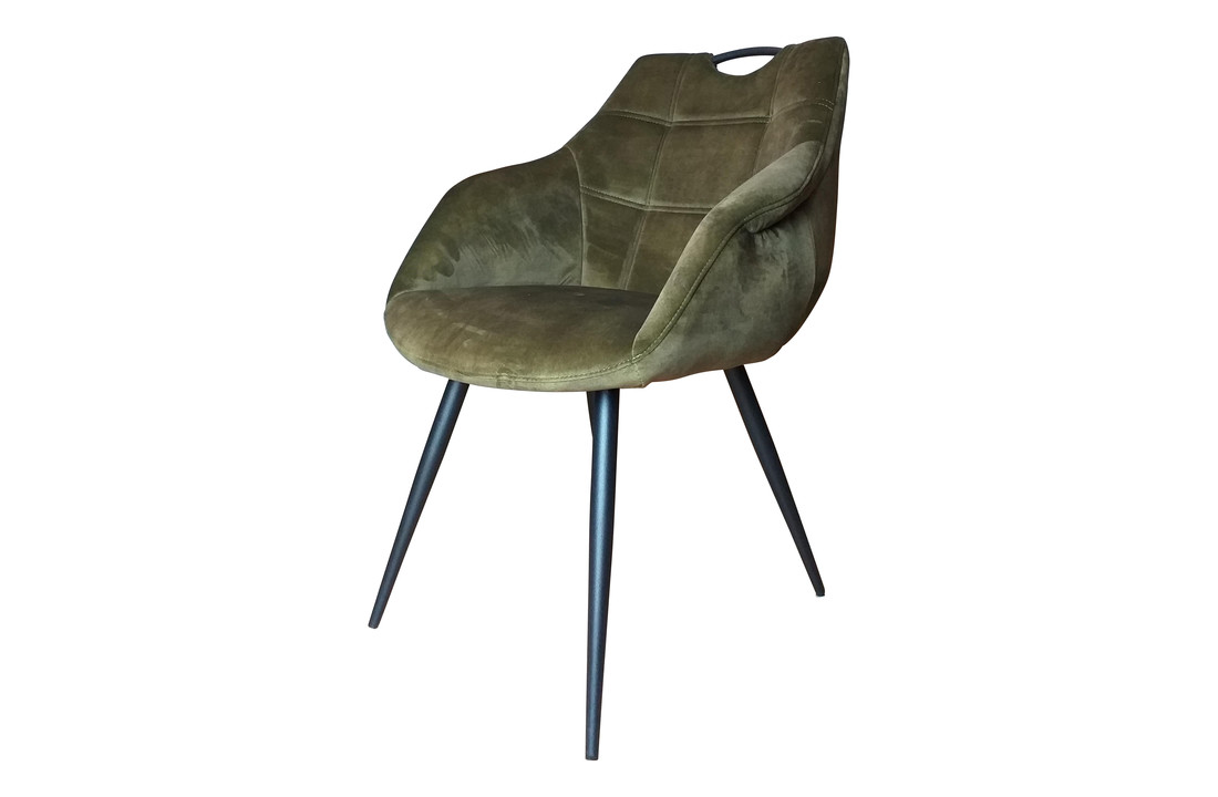 Eetkamerstoel Anne | Moss velvet