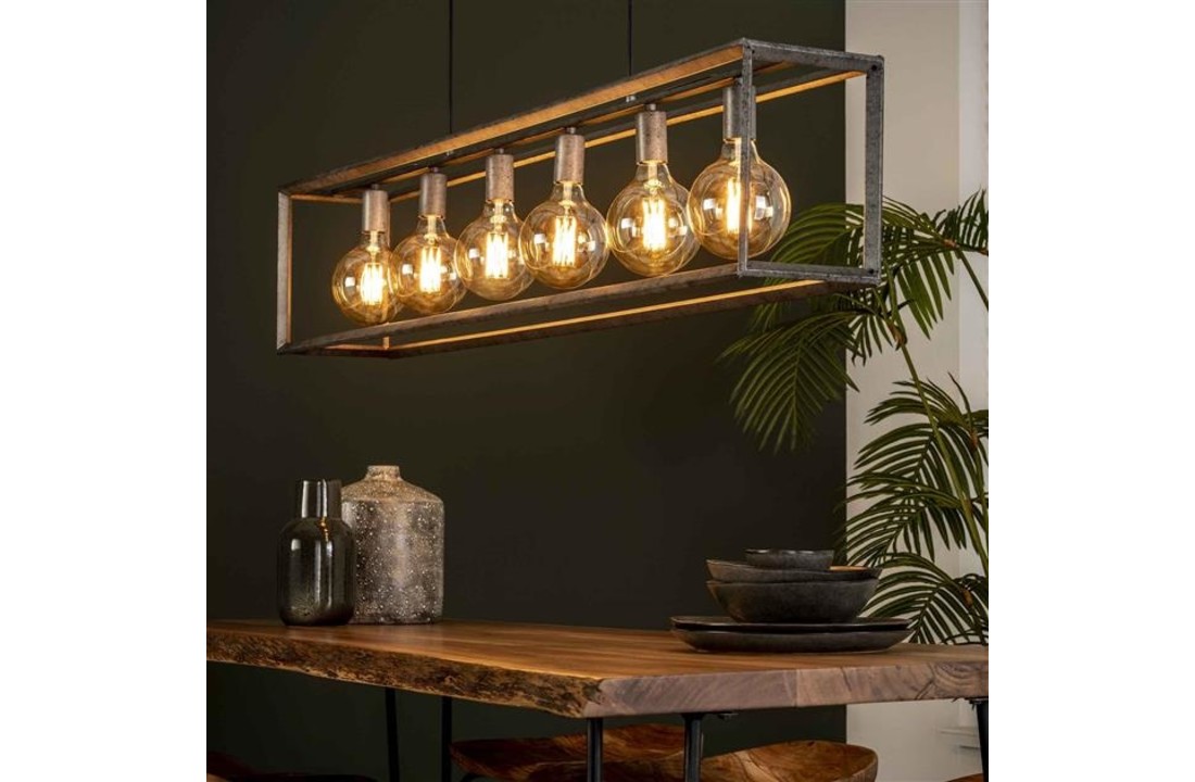 Industriële Hanglamp | Lewiston | 6L