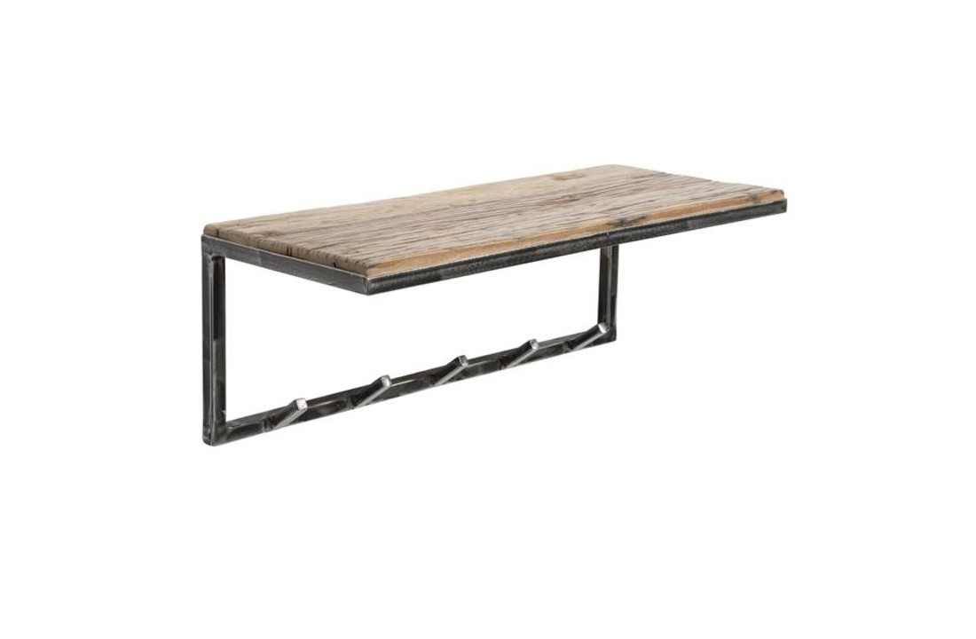 Kapstok | Manchester | 5 haken met plank