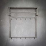 Kapstok | Oxford | 2x6 haken met roede