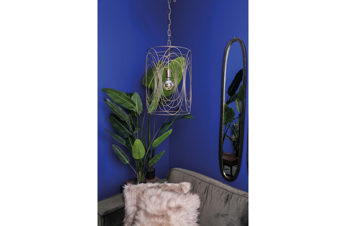 IJzeren hanglamp goud | Nadia