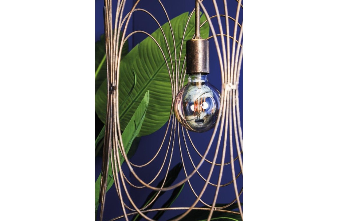IJzeren hanglamp goud | Nadia