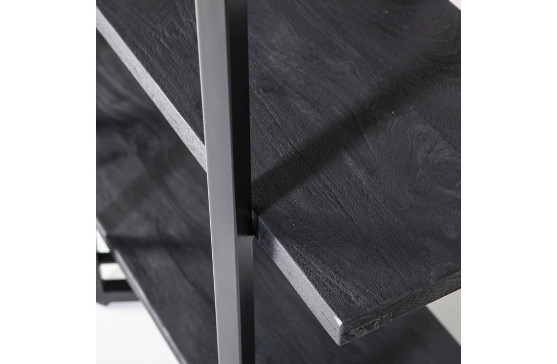 Wandkast Eddy | Zwart | 180 cm