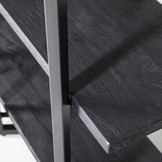 Wandkast Eddy | Zwart | 180 cm