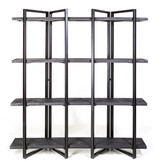 Wandkast Eddy | Zwart | 180 cm